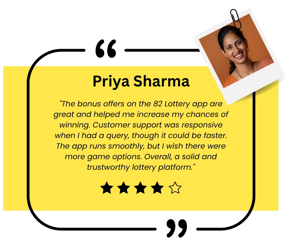 82 lottery priya sharma reviews and testimonials