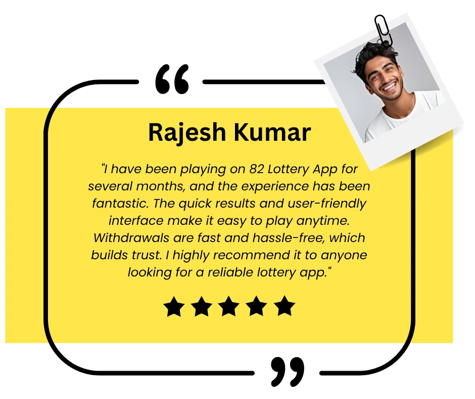 82 lottery rejesh kumar reviews and testimonials